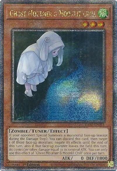 Ghost Mourner & Moonlit Chill (Quarter Century Secret Rare) (Alternate Art) [RA02-EN015-QCSR]
