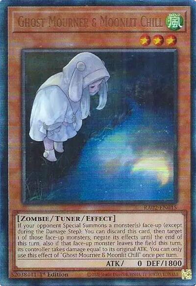 Ghost Mourner & Moonlit Chill (Prismatic Ultimate Rare) (Alternate Art) [RA02-EN015-PUR]