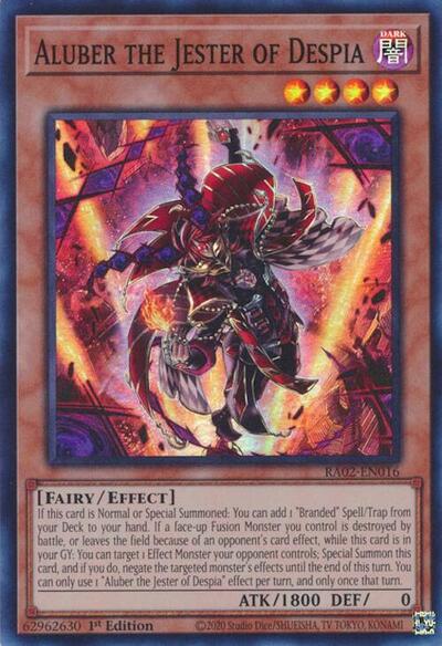 Aluber the Jester of Despia (Super Rare) [RA02-EN016-SuR]