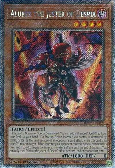 Aluber the Jester of Despia (Platinum Secret Rare) [RA02-EN016-PlSR]