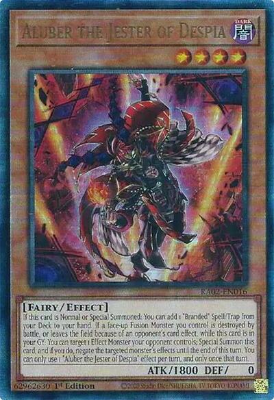 Aluber the Jester of Despia (Prismatic Ultimate Rare) [RA02-EN016-PUR]