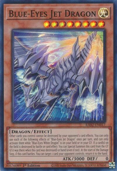 Blue-Eyes Jet Dragon (Super Rare) [RA02-EN017-SuR]