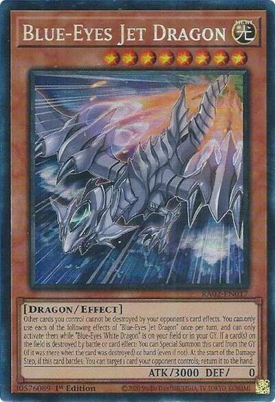 Blue-Eyes Jet Dragon (Prismatic Collector's Rare) [RA02-EN017-PCR]