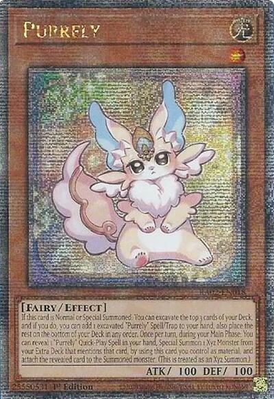 Purrely (Quarter Century Secret Rare) [RA02-EN018-QCSR]