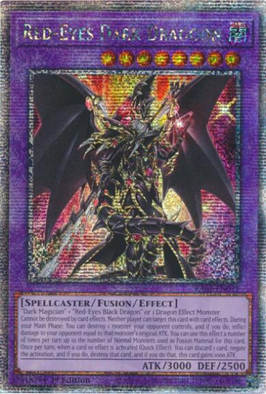 Red-Eyes Dark Dragoon (Quarter Century Secret Rare) [RA02-EN021-QCSR]