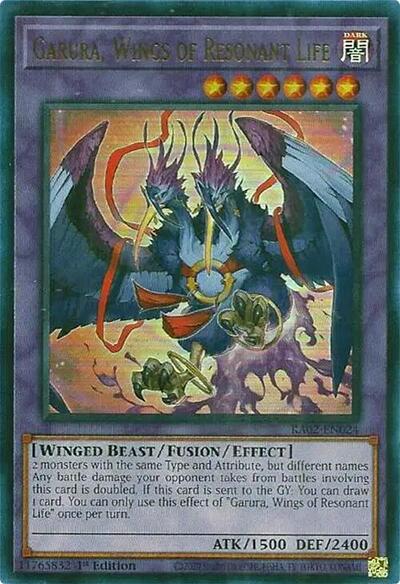 Garura, Wings of Resonant Life (Ultra Rare) [RA02-EN024-UR]
