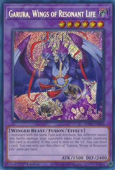Garura, Wings of Resonant Life (Secret Rare) [RA02-EN024-SeR]