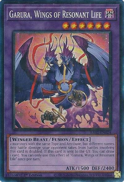 Garura, Wings of Resonant Life (Prismatic Collector's Rare) [RA02-EN024-PCR]