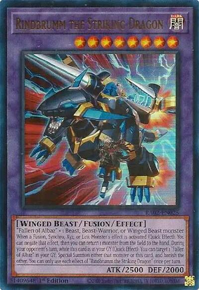 Rindbrumm the Striking Dragon (Ultra Rare) [RA02-EN025-UR]