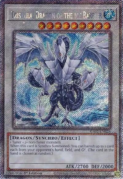 Trishula, Dragon of the Ice Barrier (Platinum Secret Rare) [RA02-EN026-PlSR]