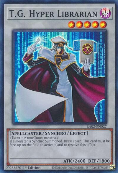 T.G. Hyper Librarian (Super Rare) [RA02-EN027-SuR]