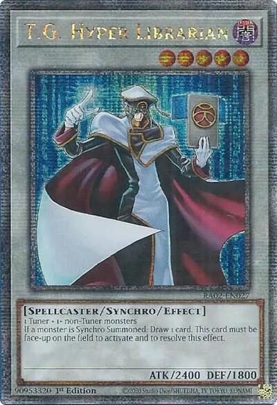 T.G. Hyper Librarian (Quarter Century Secret Rare) [RA02-EN027-QCSR]
