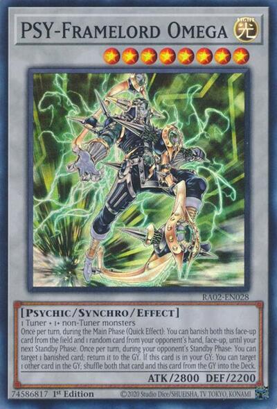 PSY-Framelord Omega (Super Rare) [RA02-EN028-SuR]