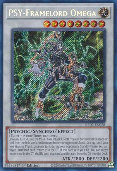 PSY-Framelord Omega (Secret Rare) [RA02-EN028-SeR]