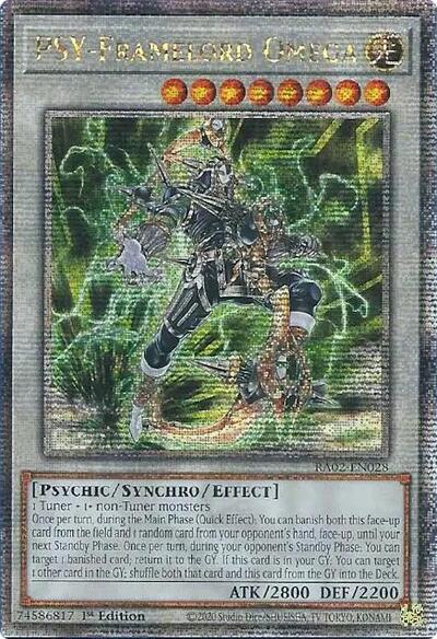 PSY-Framelord Omega (Quarter Century Secret Rare) [RA02-EN028-QCSR]