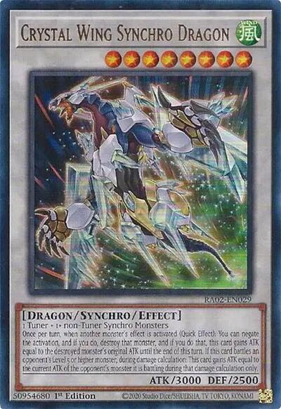 Crystal Wing Synchro Dragon (Ultra Rare) [RA02-EN029-UR]
