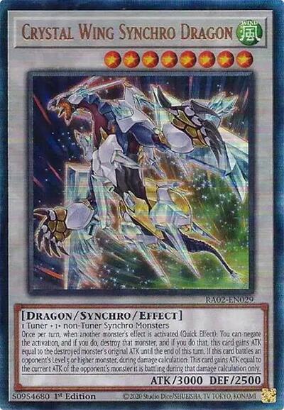 Crystal Wing Synchro Dragon (Prismatic Ultimate Rare) [RA02-EN029-PUR]