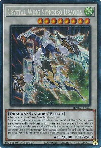 Crystal Wing Synchro Dragon (Prismatic Collector's Rare) [RA02-EN029-PCR]