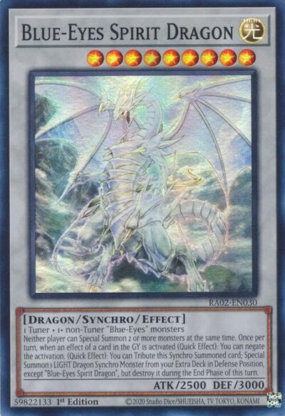 Blue-Eyes Spirit Dragon (Super Rare) [RA02-EN030-SuR]