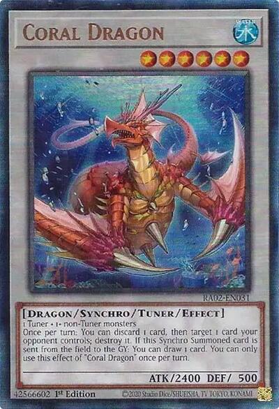 Coral Dragon (Prismatic Ultimate Rare) [RA02-EN031-PUR]