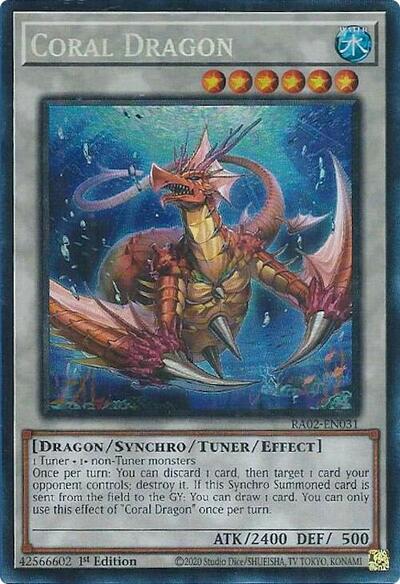 Coral Dragon (Prismatic Collector's Rare) [RA02-EN031-PCR]
