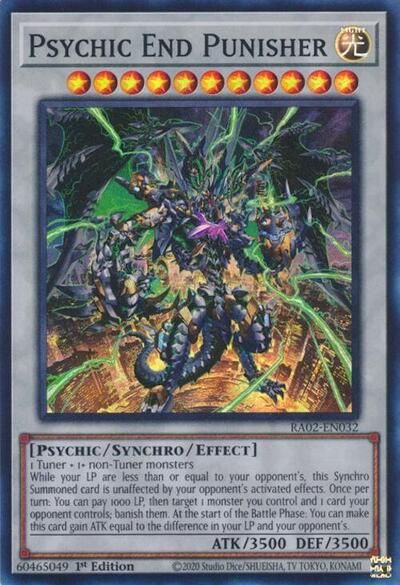 Psychic End Punisher (Super Rare) [RA02-EN032-SuR]
