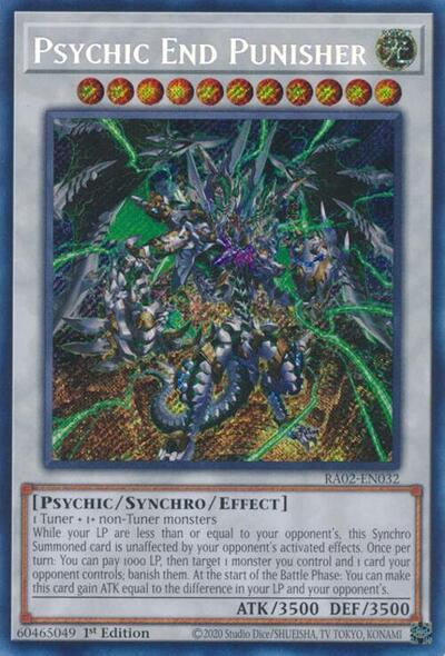 Psychic End Punisher (Secret Rare) [RA02-EN032-SeR]