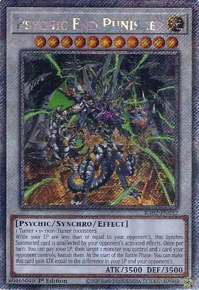 Psychic End Punisher (Platinum Secret Rare) [RA02-EN032-PlSR]