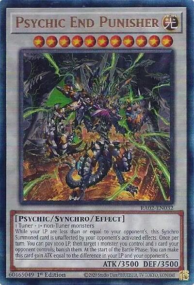 Psychic End Punisher (Prismatic Ultimate Rare) [RA02-EN032-PUR]