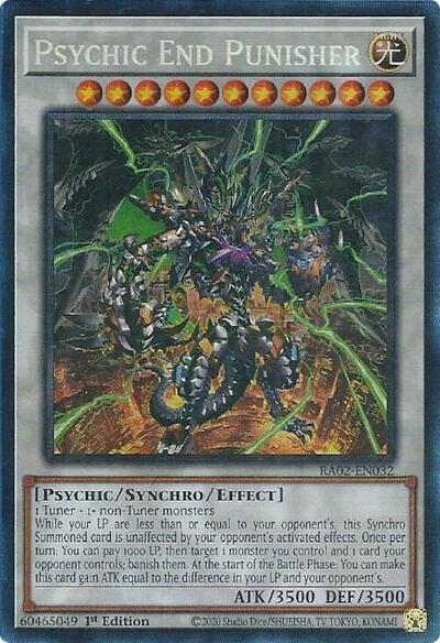 Psychic End Punisher (Prismatic Collector's Rare) [RA02-EN032-PCR]