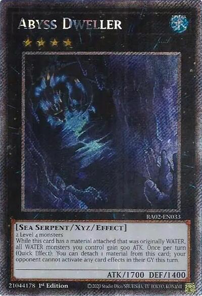 Abyss Dweller (Platinum Secret Rare) [RA02-EN033-PlSR]