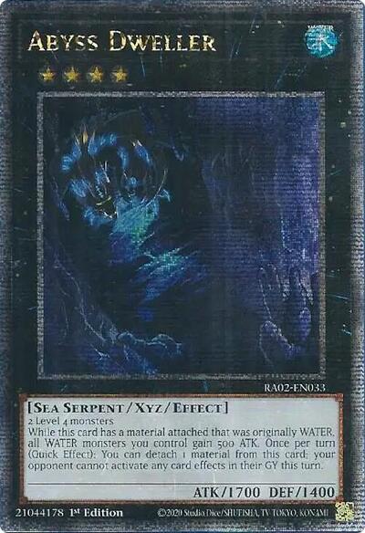 Abyss Dweller (Quarter Century Secret Rare) [RA02-EN033-QCSR]