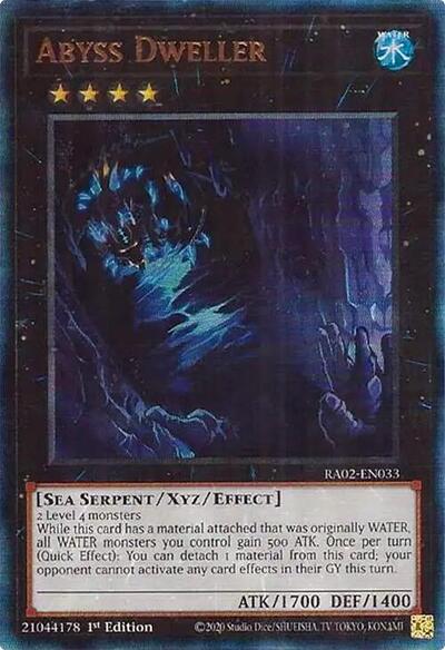 Abyss Dweller (Prismatic Ultimate Rare) [RA02-EN033-PUR]