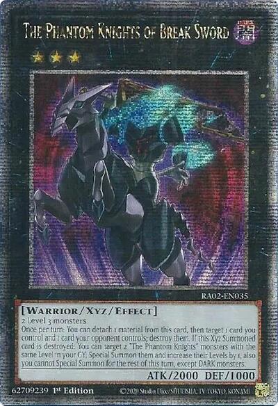 The Phantom Knights of Break Sword (Quarter Century Secret Rare) [RA02-EN035-QCSR]