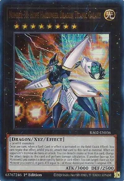 Number 38: Hope Harbinger Dragon Titanic Galaxy (Ultra Rare) [RA02-EN036-UR]