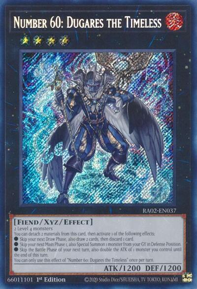 Number 60: Dugares the Timeless (Secret Rare) [RA02-EN037-SeR]