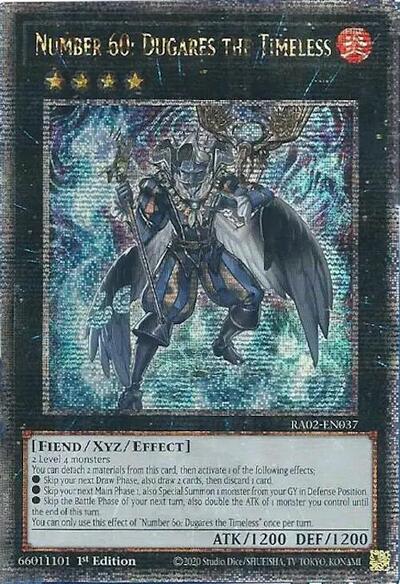 Number 60: Dugares the Timeless (Quarter Century Secret Rare) [RA02-EN037-QCSR]