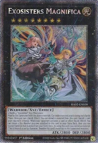 Exosisters Magnifica (Platinum Secret Rare) [RA02-EN038-PlSR]