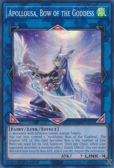 Apollousa, Bow of the Goddess (Super Rare) (Alternate Art) [RA02-EN040-SuR]