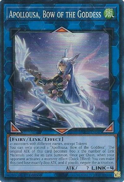 Apollousa, Bow of the Goddess (Prismatic Collector's Rare) (Alternate Art) [RA02-EN040-PCR]