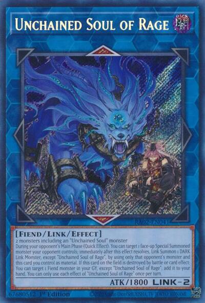 Unchained Soul of Rage (Secret Rare) [RA02-EN041-SeR]