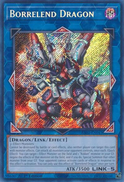 Borrelend Dragon (Secret Rare) [RA02-EN043-SeR]