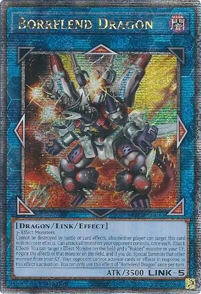 Borrelend Dragon (Quarter Century Secret Rare) [RA02-EN043-QCSR]