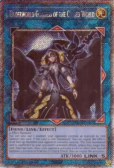 Underworld Goddess of the Closed World (Platinum Secret Rare) [RA02-EN045-PlSR]