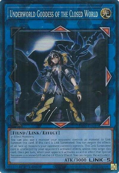 Underworld Goddess of the Closed World (Prismatic Collector's Rare) [RA02-EN045-PCR]