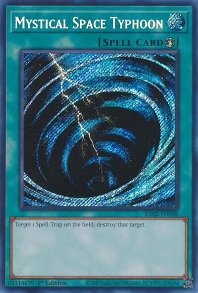 Mystical Space Typhoon (Secret Rare) [RA02-EN048-SeR]