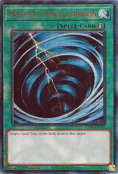 Mystical Space Typhoon (Prismatic Ultimate Rare) [RA02-EN048-PUR]