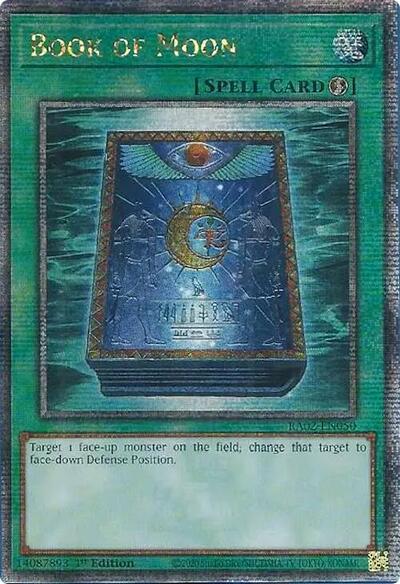 Book of Moon (Quarter Century Secret Rare) [RA02-EN050-QCSR]