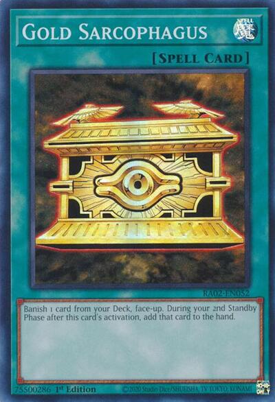 Gold Sarcophagus (Super Rare) [RA02-EN052-SuR]