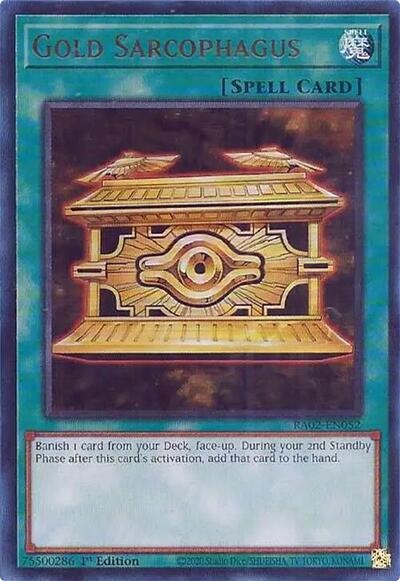 Gold Sarcophagus (Ultra Rare) [RA02-EN052-UR]